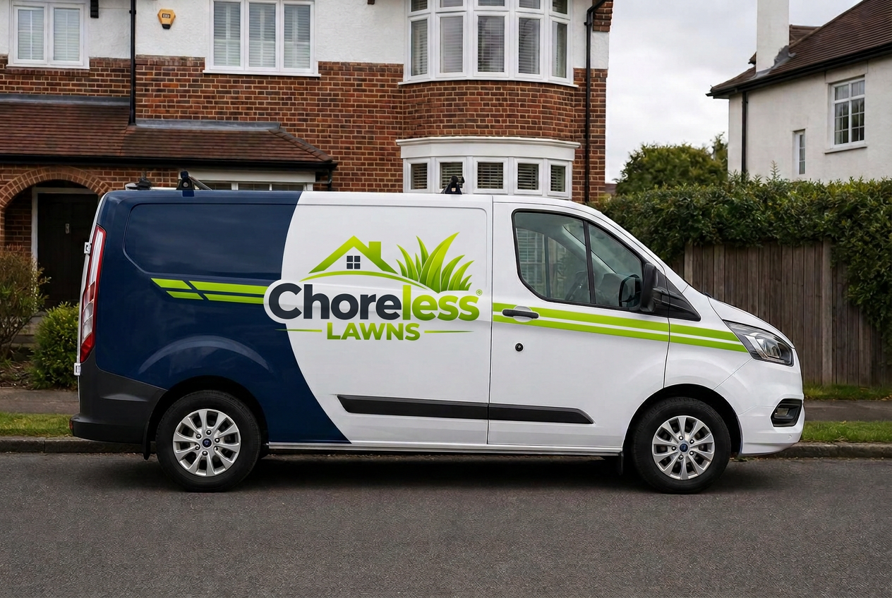 Choreless Lawns liveried van